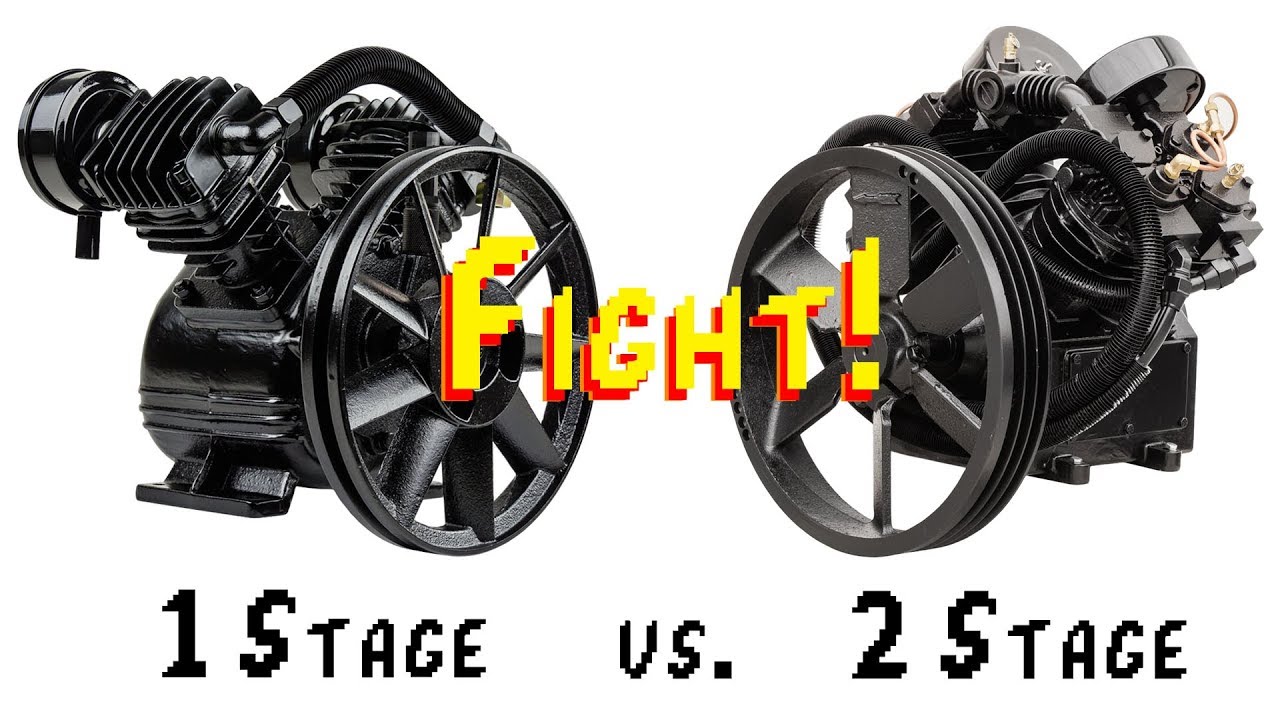 The Difference Between a Single Stage and Two Stage Air Compressor Pump