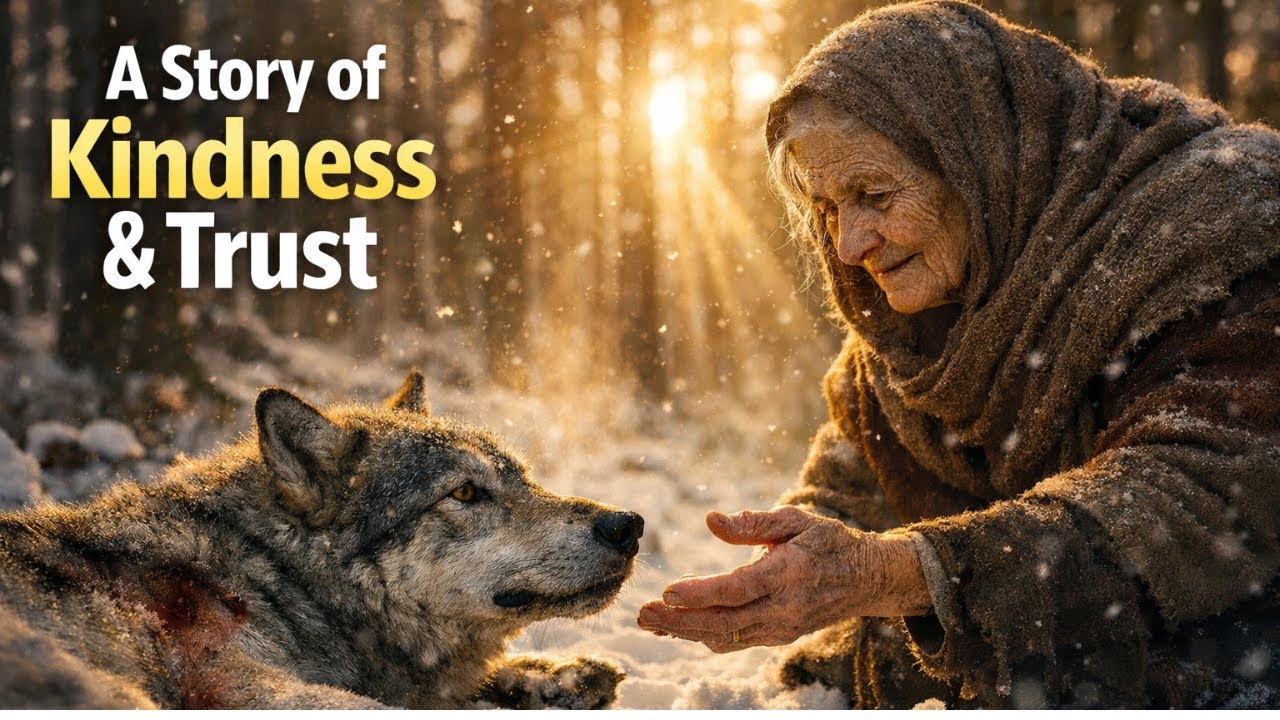 The Old Woman and the Wounded Wolf | A Heart-Touching Animal Story That Will Change You 2026