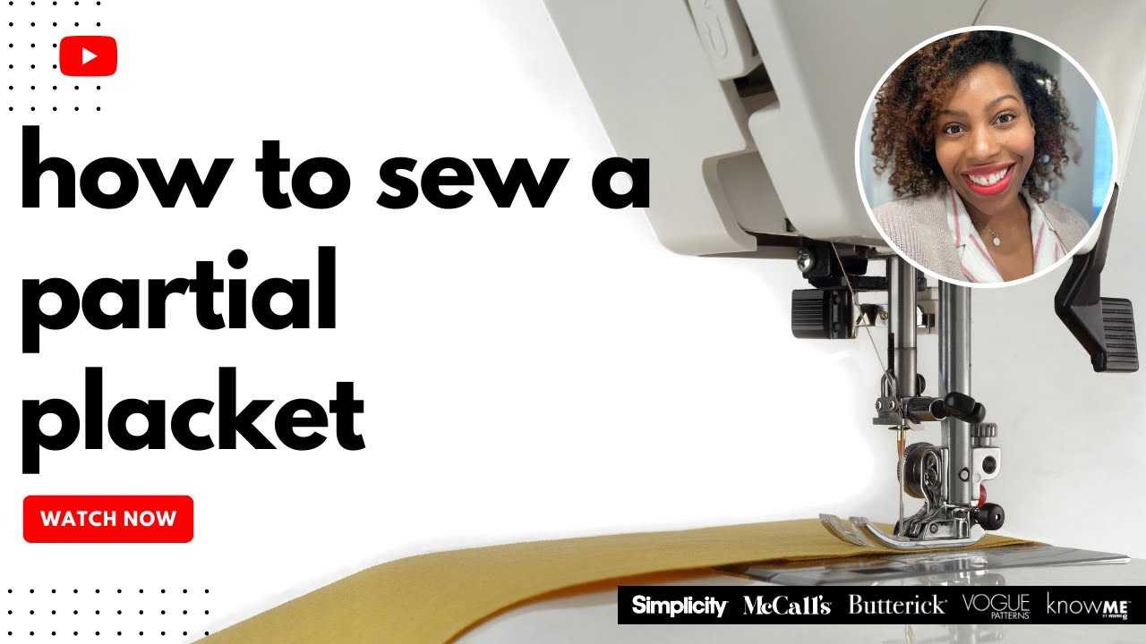 How to Sew a Partial Placket with Brittany J Jones