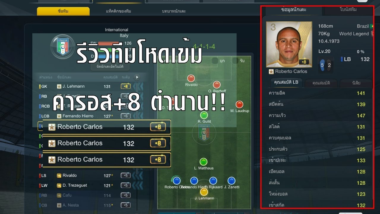 รีวิวทีมเจ้าของโรงกลั่นแก๊สส่งไปตะวันออกกลาง โหด มี +8 คารอสตำนาน !!!! เอามายืนกองหน้าแบบวินนิ่ง