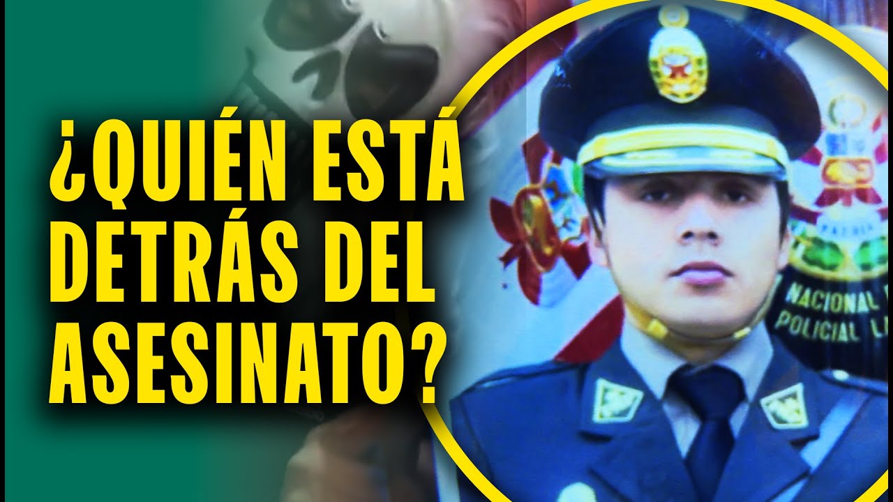 Vínculo de la novia del policía asesinado con el crimen: 