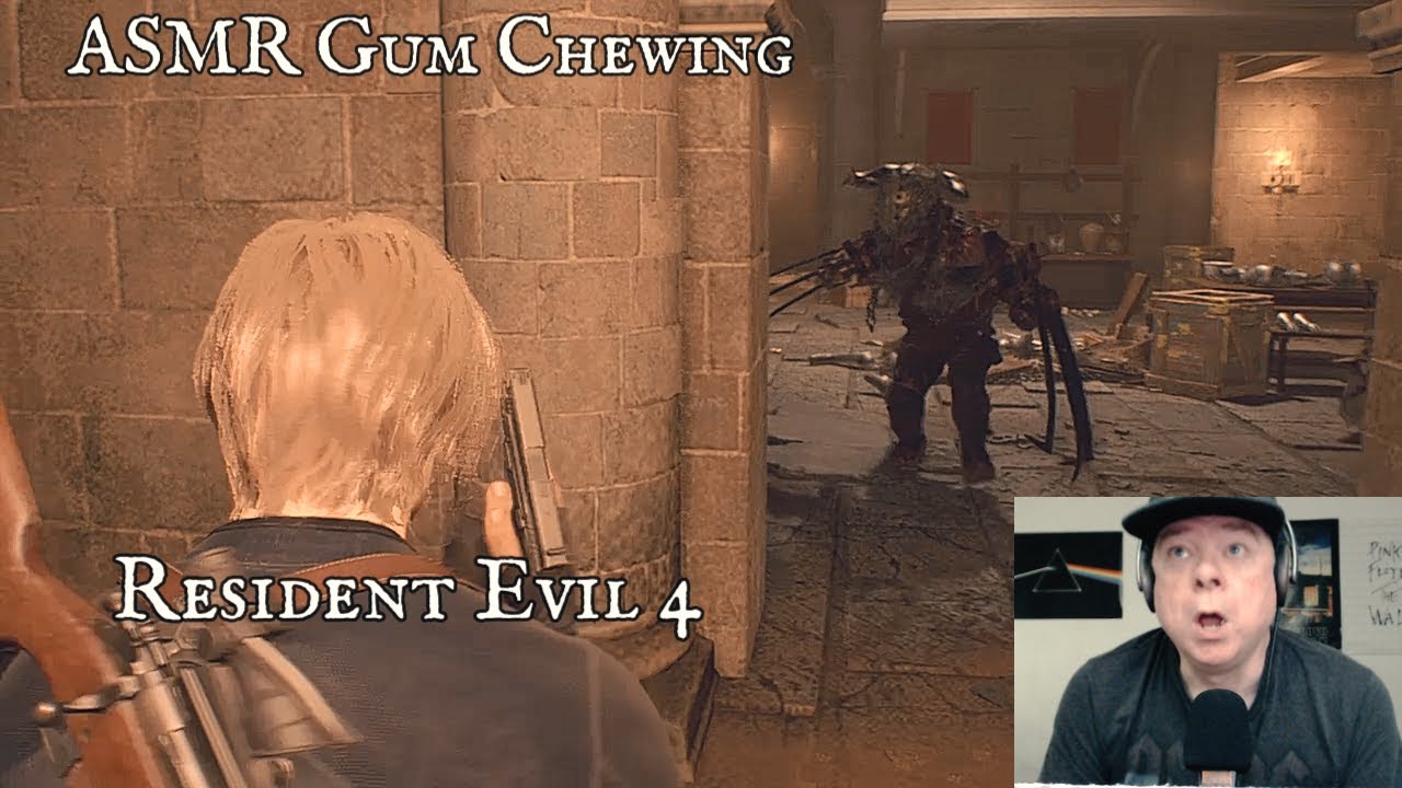 ASMR Gum Chewing And Playing Resident Evil 4 (Part 12)