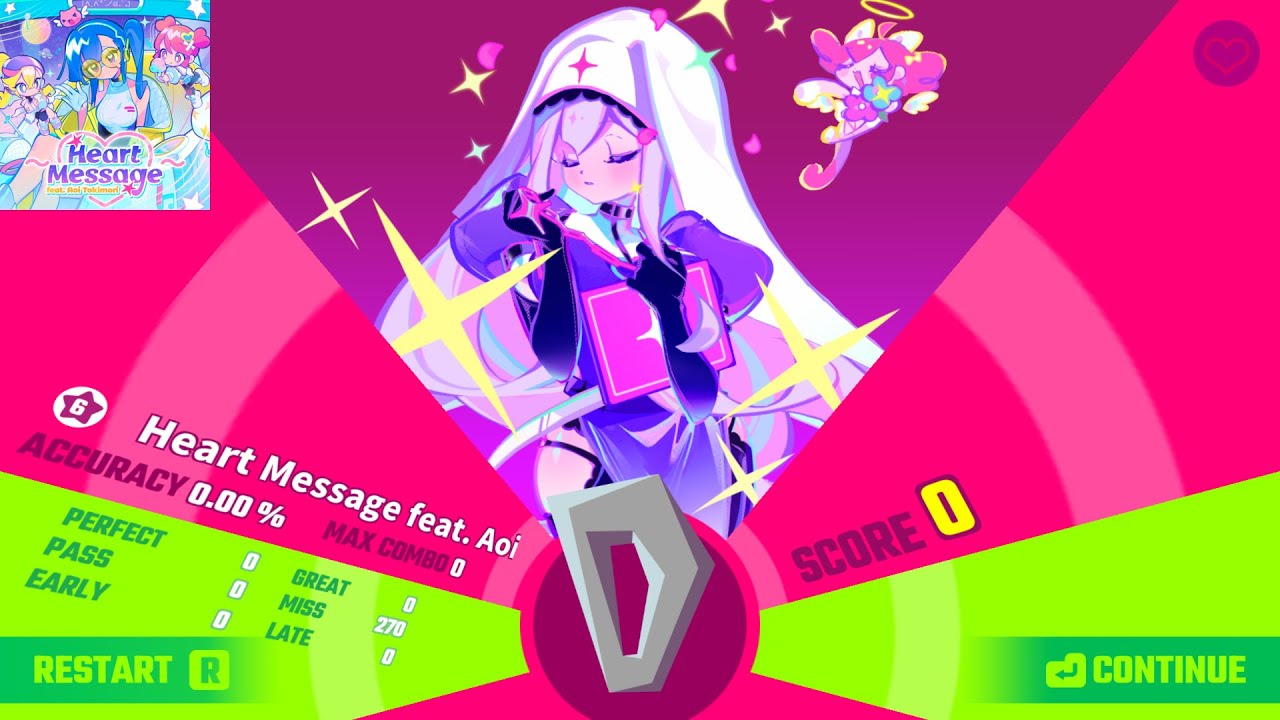 Muse Dash 0 Score, 0% Run | Heart Message feat. Aoi Tokimori by Project Mons | Master 6*
