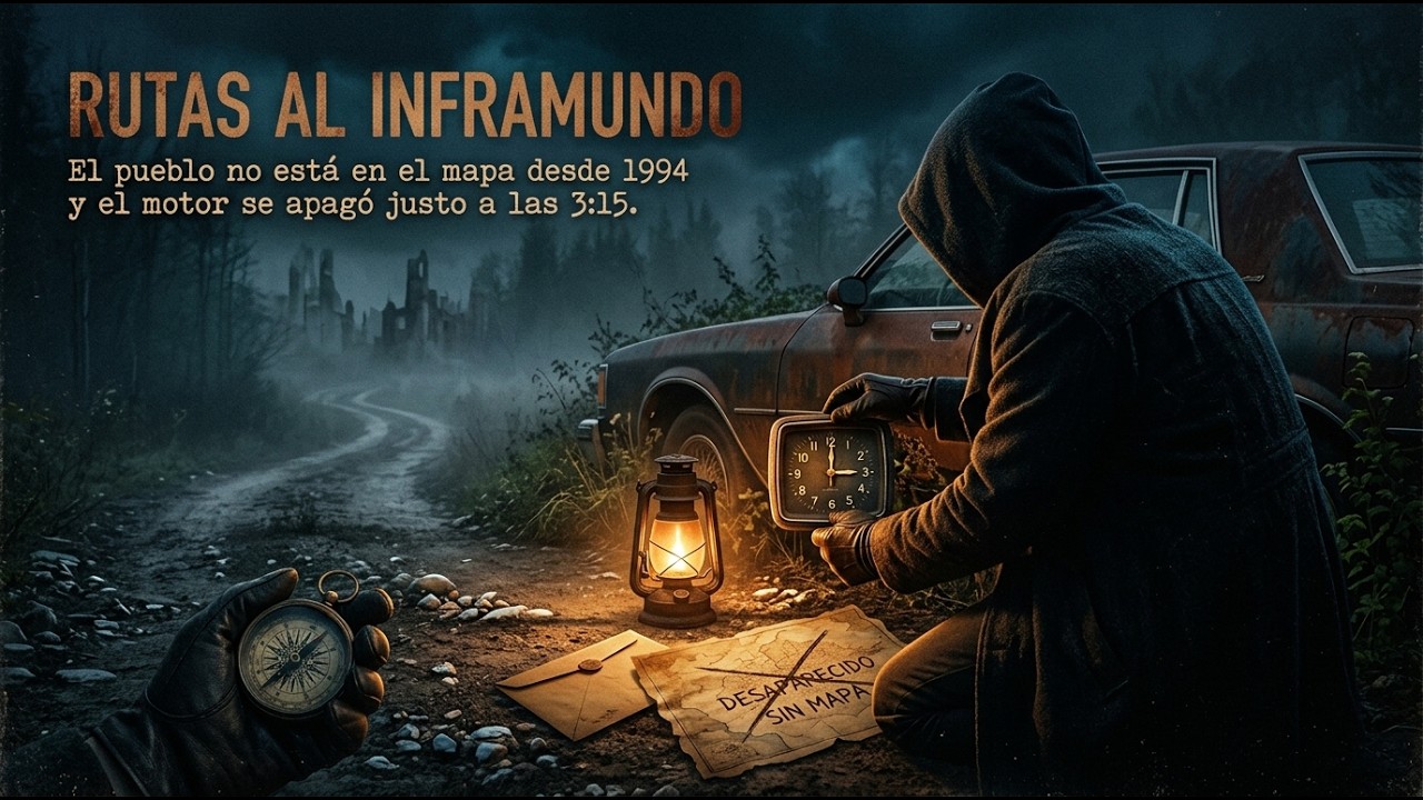 RUTAS AL INFRAMUNDO: El pueblo no está en el mapa desde 1994 y el motor se apagó justo a las 3:15.