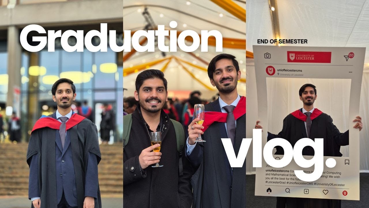 He Did It! 🎓 My Brother’s UK Graduation Vlog | University of Leicester.