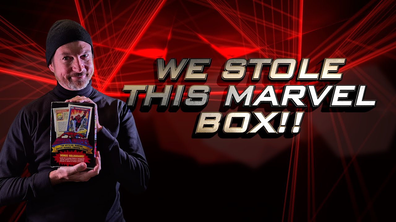 Marvel Universe Series 1 sealed comic card box opening