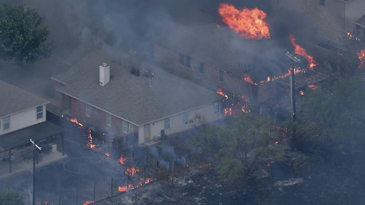 Multiple homes destroyed in Balch Springs wildfire