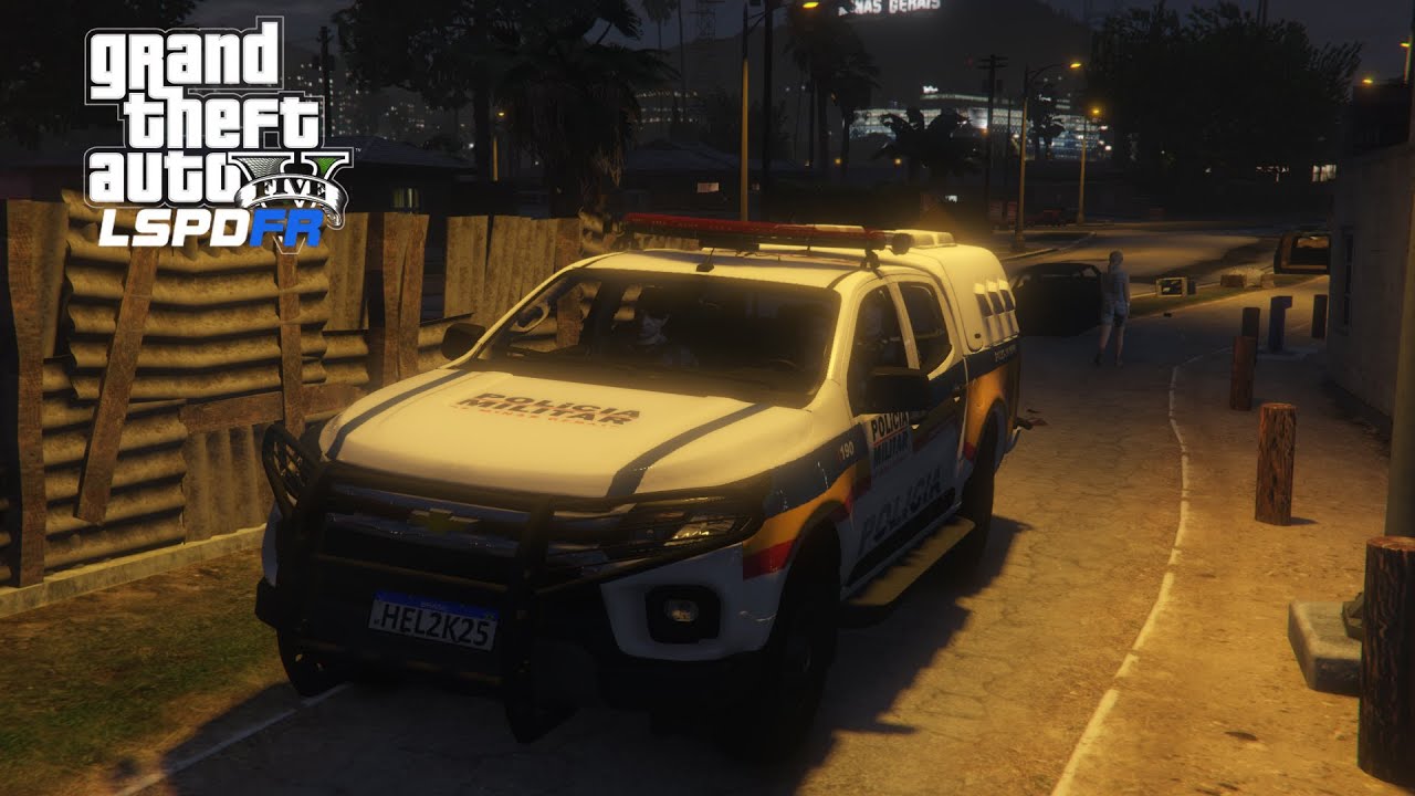 GTA V LSPDFR - POLICIA MILITAR DE MINAS GERAIS ATUANDO NAS RUAS