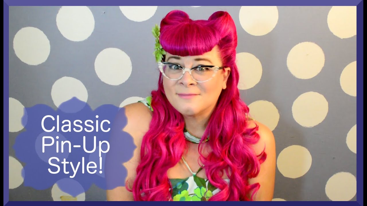 Victory Rolls & Bettie Bangs - Nikki Napalm Inspired Hair Tutorial