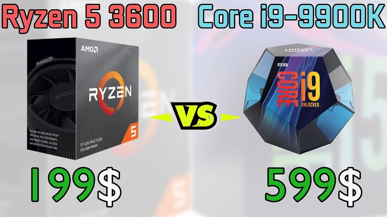 Ryzen 5 3600 vs Core i9-9900K vs Ryzen 7 2700X First Benchmarks!