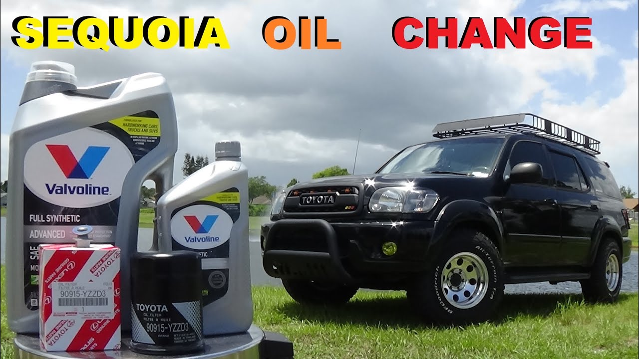 TOYOTA SEQUOIA OIL CHANGE 
