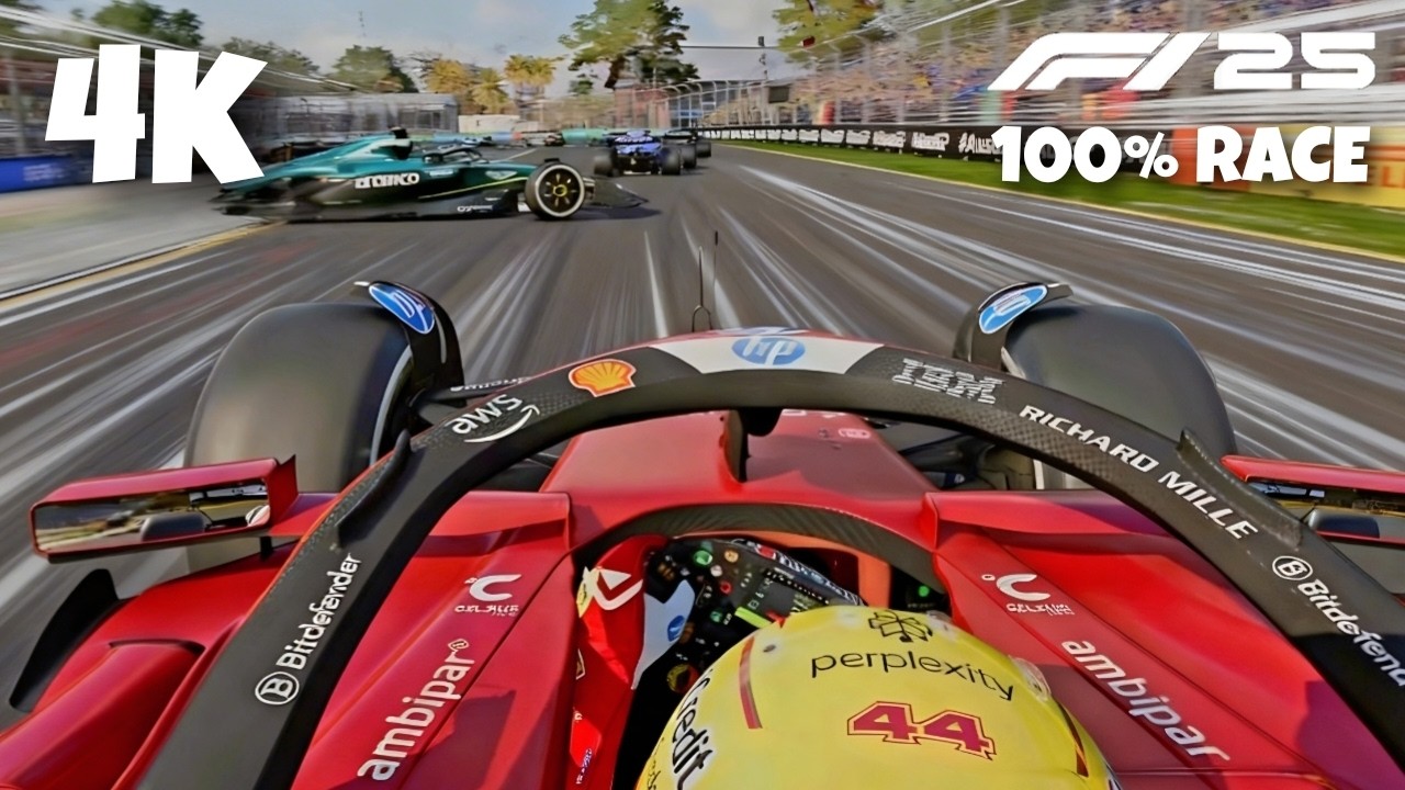 F1 25: LEWIS HAMILTON - AUSTRALIAN GRAND PRIX 100% RACE