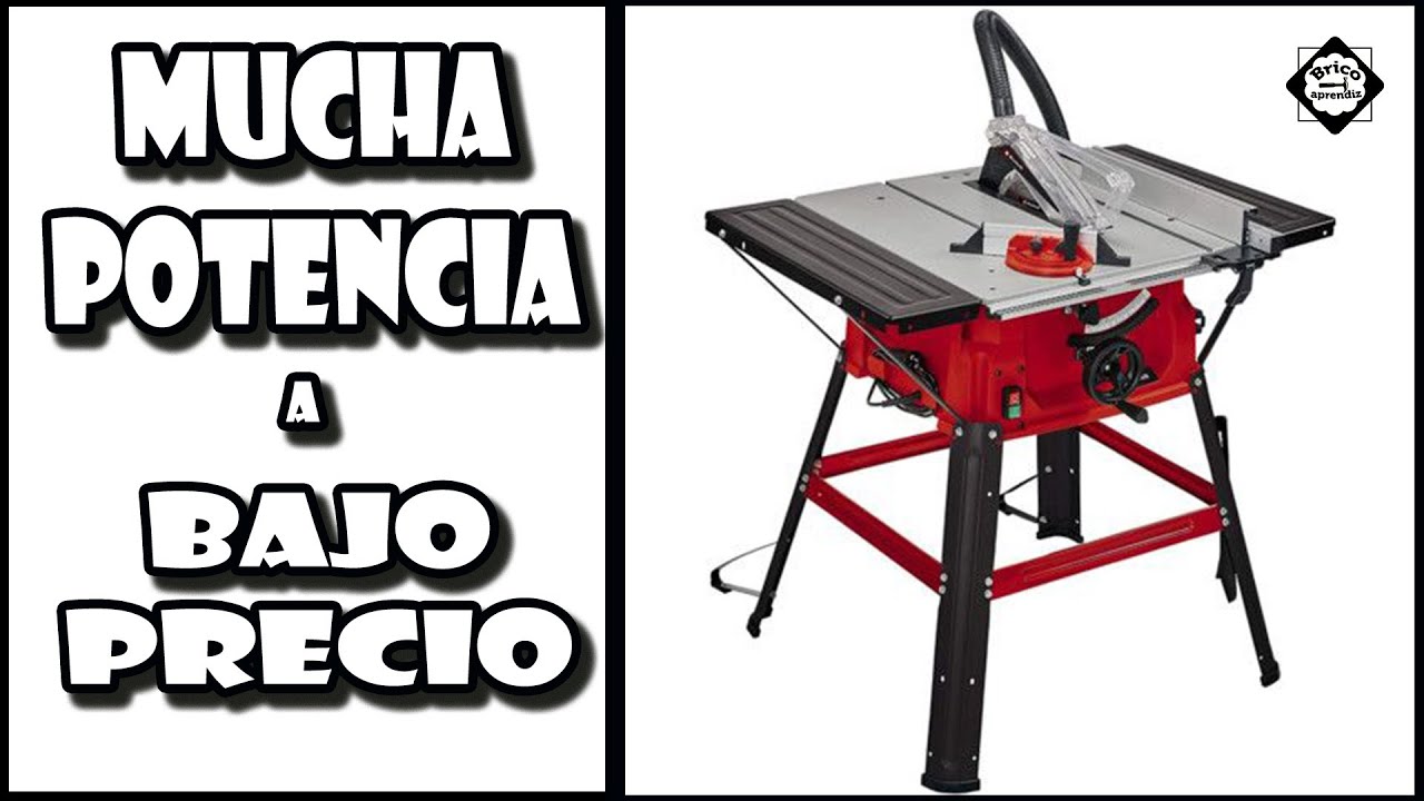 Unboxing de la Sierra de Mesa EINHELL  TC TS 2025/2U Prueba y MEJORAS