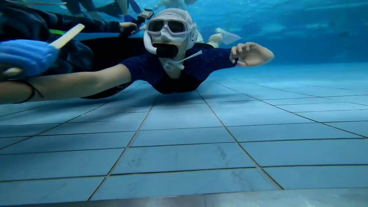 Underwater Hockey Korea (UWHK)  범고래 수중하키 - 2026Jan11 아현님, 예지님팸 첫 수중하키 체험!!! 골대1-2