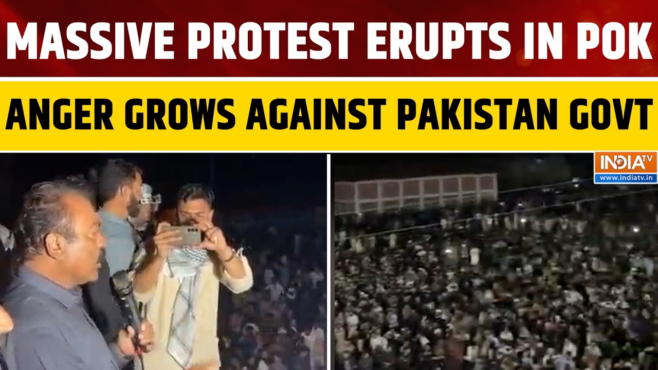 Massive Protest in PoK Rawalakot Against Pakistan Govt | Civilians Demand Justice After Firing