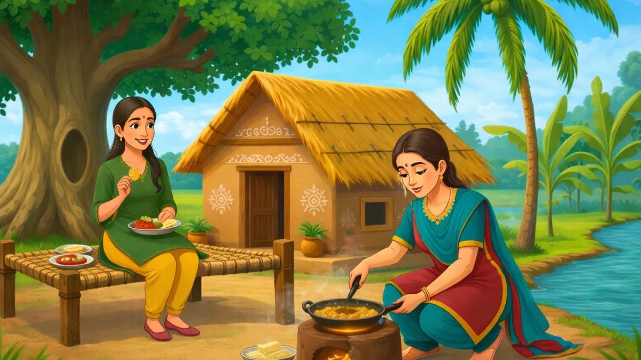 भाग्य का खेल | दो बहनों की कहानी | Hindi Kahaniyan | Moral stories | Fairy Tales | Cartoon video | 