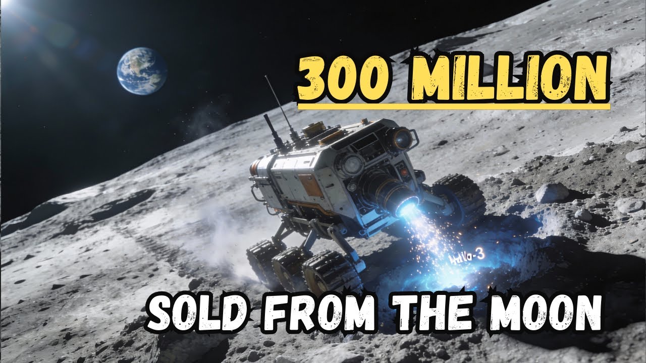 A COMPANY JUST SOLD SOMETHING FROM THE MOON FOR 300 MILLION AND NO ONE IS TALKING ABOUT IT