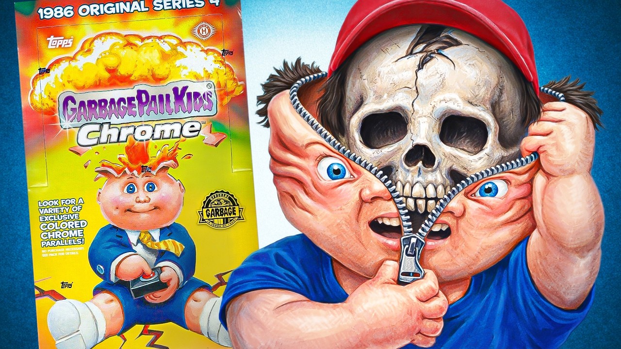 Давайте откроем коробку с хромированными моделями Garbage Pail Kids!