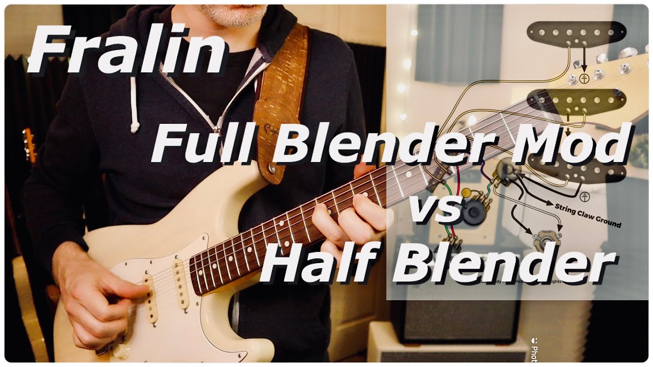 Fralin Blender Mod vs Half Blender Wiring - Stratocaster - Tone Pot Hot Rod Telecaster Comparison