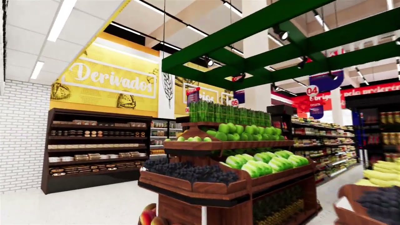 Vídeo - Fachada Supermercado