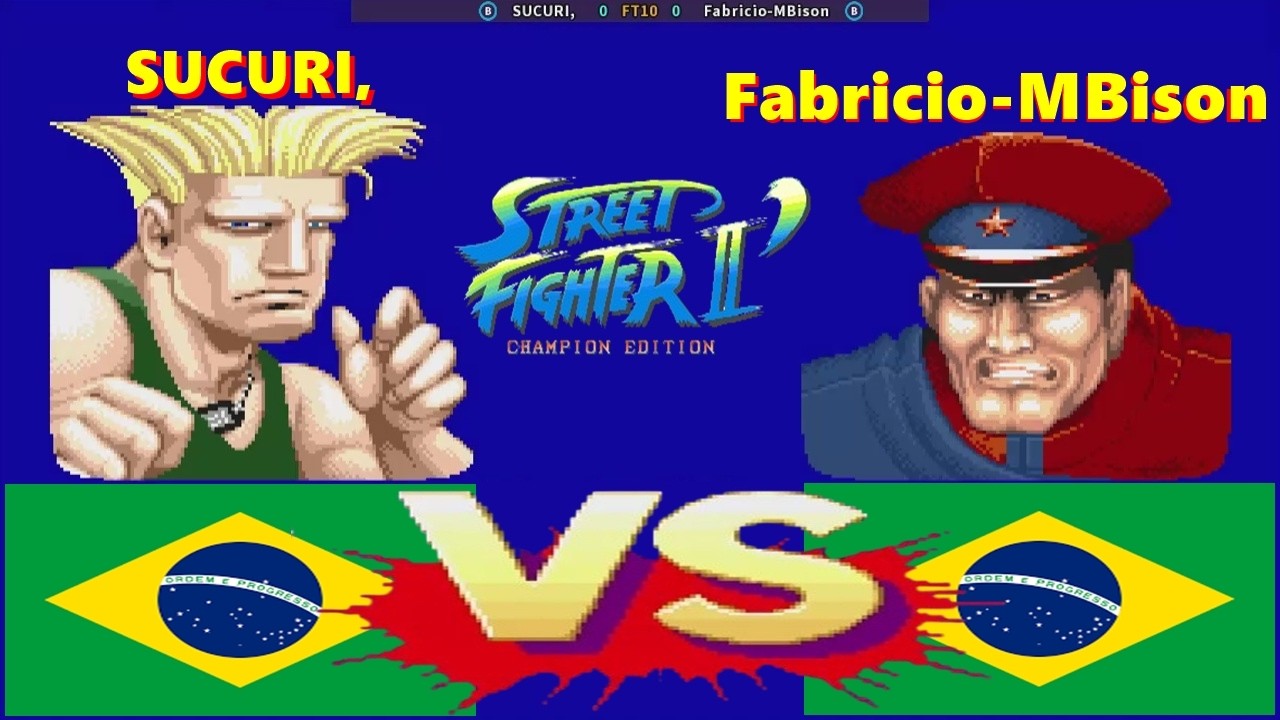 Street Fighter II': Champion Edition- SUCURI, vs Fabricio-MBison FT5