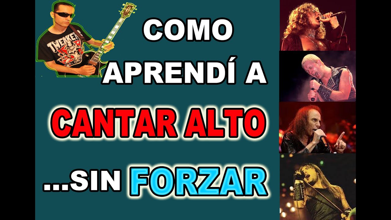 COMO CANTAR LAS NOTAS AGUDAS DE ROCK/ METAL SIN ESFUERZO (ROBERT PLANT,DICKINSON,HALFORD, DIO etc.)