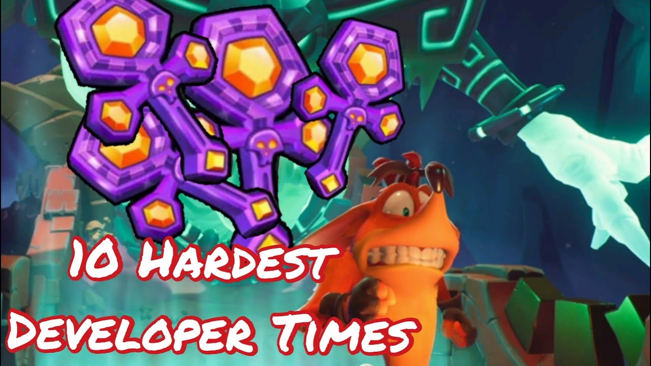 Top 10 Hardest Developer Times In Crash Bandicoot 4 It's About Time | Legit Rankings #10