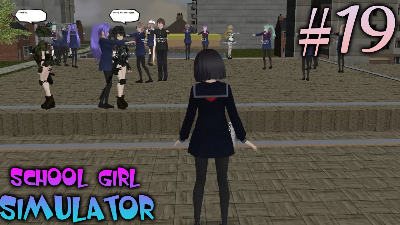 School Girl Simulator #19: Toàn bộ đều là zombie?!