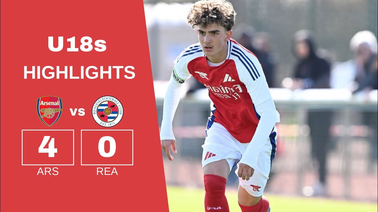 Max Dowman Scores 4 Goals! | Arsenal U18s 4-0 Reading | U18 Premier League Highlights (26/04/25)