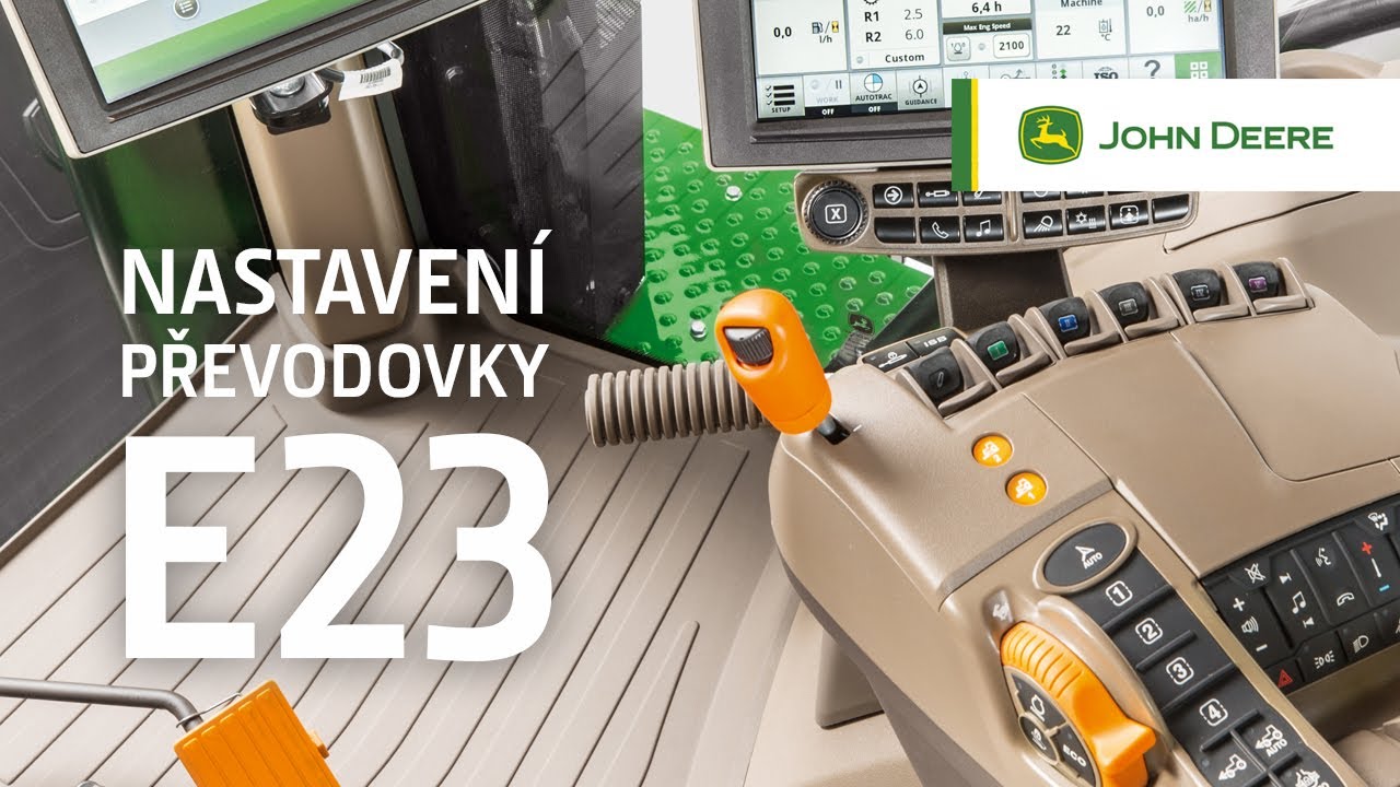 Tlak v pneumatikách, dotížení a nastavení převodovky e23