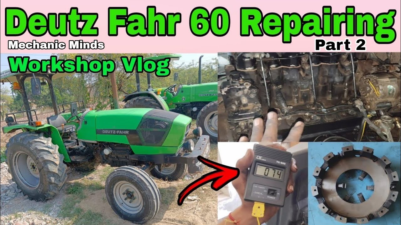 Deutz Fahr 60 Full Repairing | Workshop Vlog Part 5 | #tractor #deutz_fahr #automobile #repairing