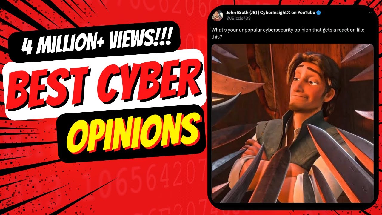The Best UNPOPULAR Cybersecurity Opinions!!!