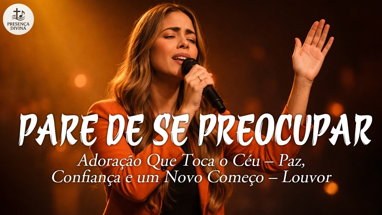 PARE DE SE PREOCUPAR – Adoração Que Toca o Coração – Esperança, Recomeço e Paz no Senhor – Louvor