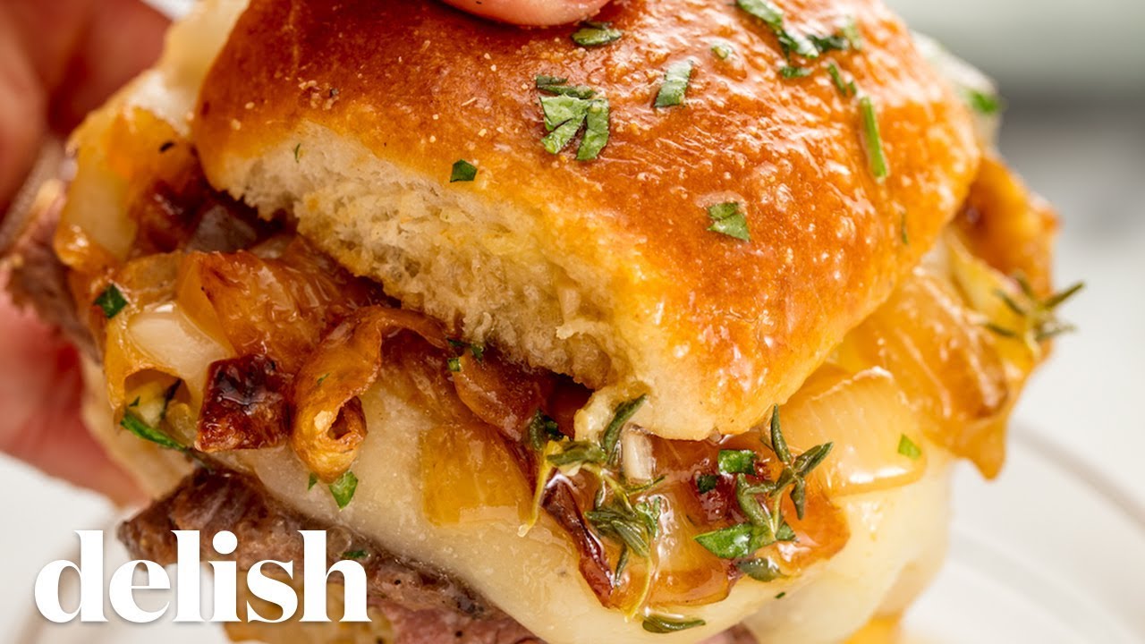 French Dip Sliders | Delish