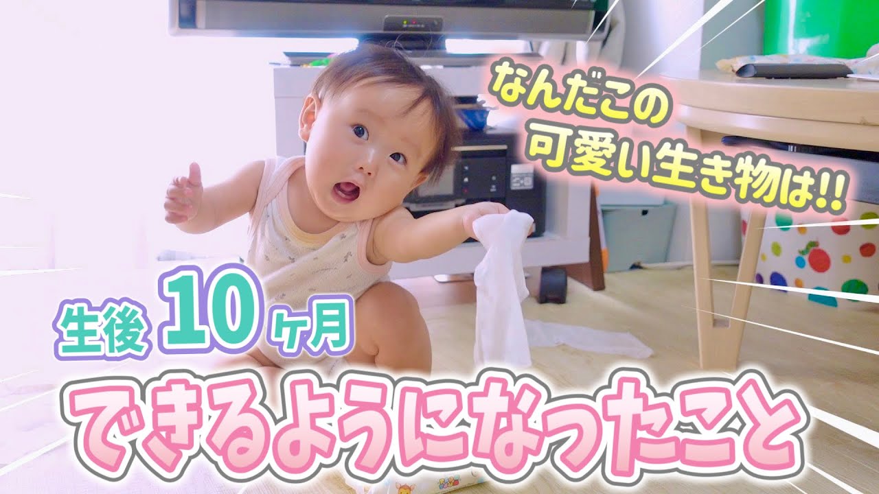 【成長記録】10ヶ月赤ちゃんができるようになったこと👶🍼✨