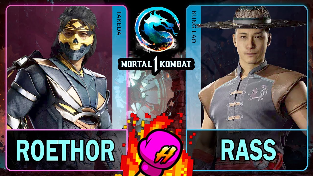 MK1 Roethor (TAKEDA) VS Rass (KUNG LAO)🥊Mortal Kombat 1🥊4K 60ᶠᵖˢ