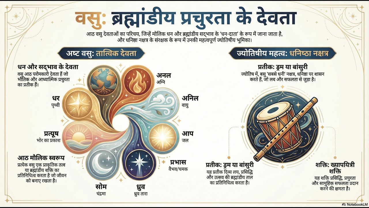|| वसु देव का रहस्यमय रहस्य | धनिष्ठा नक्षत्र क्यों देता है अपार धन, संगीत और शक्ति ? ||#jyotish