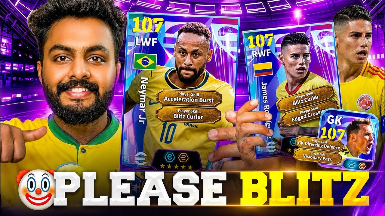 KONAMI RUINED BLITZ NEYMAR😤🤬 BUT, I FIXED HIM💀🔥 JAMES RODRIGUES - PLEASE CURLER🤡 DETAILED BREAKDOWN😱