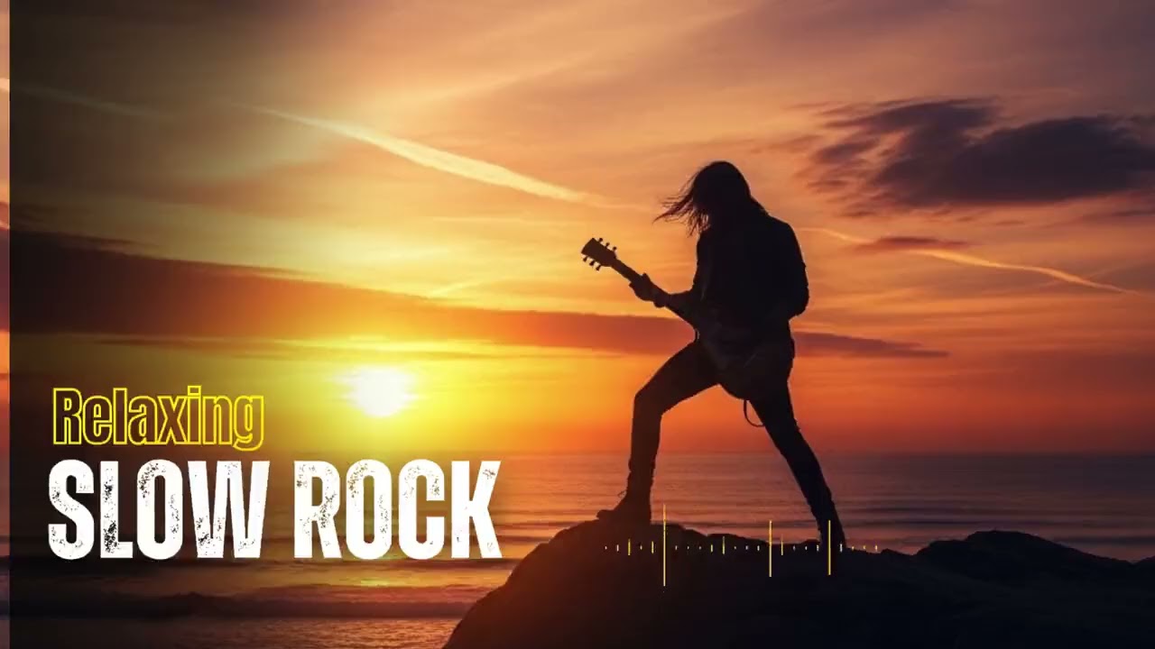 Slow Rock Music at Sunset | Warm Guitar Melodies at Dusk