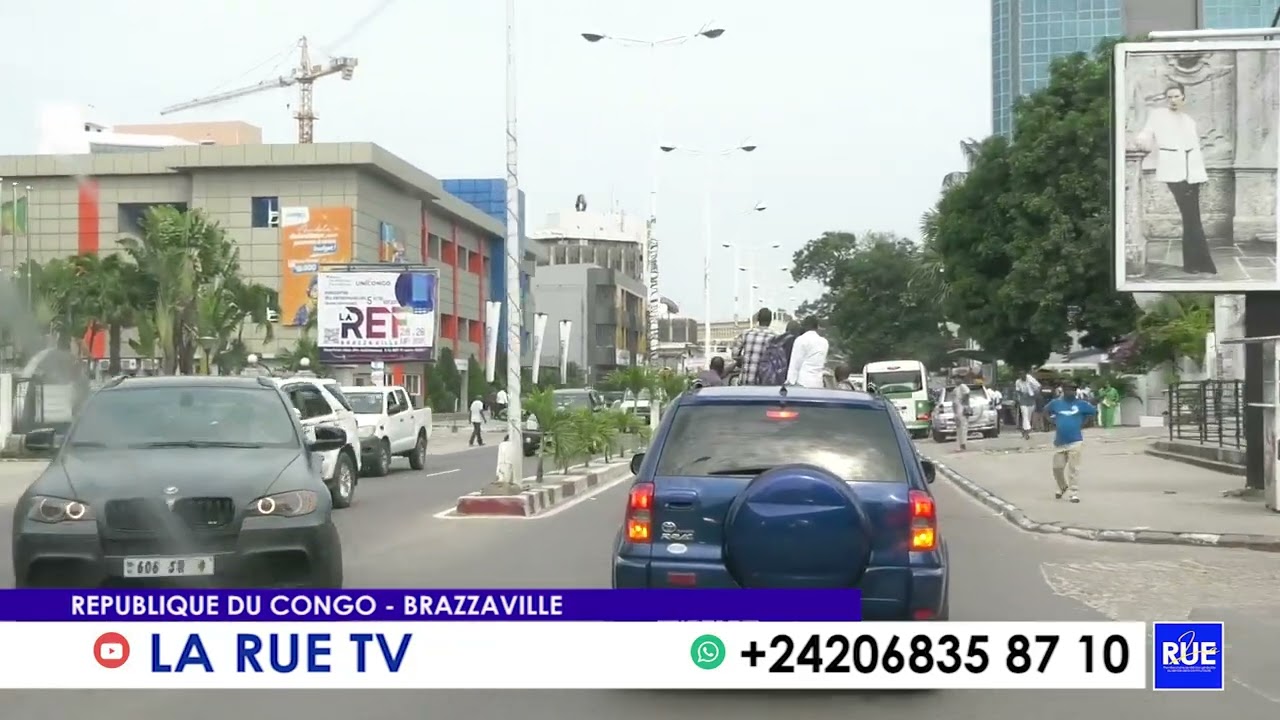 LA RUE TV I BTRAZZAVILLE I LES GRANDES AVENUES DE LA VILLE DE BRAZZAVILLE