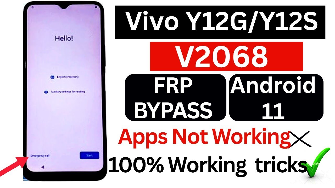 Vivo Y12G / Y12S (V2068) FRP Bypass Android 11 | 2025 Latest Method | New Trick Without PC