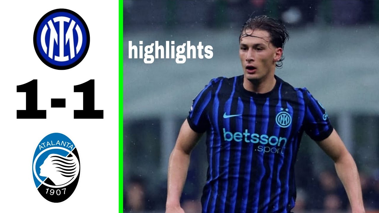 Inter Milan Vs Atalanta Serie A 2025/26