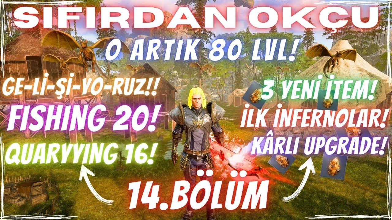 SIFIRDAN OKÇU #14 | SONUNDA 80! | 3 YENİ İTEM! | İLK İNFERNOLAR! | KÂRLI UPGRADE | Rise Online