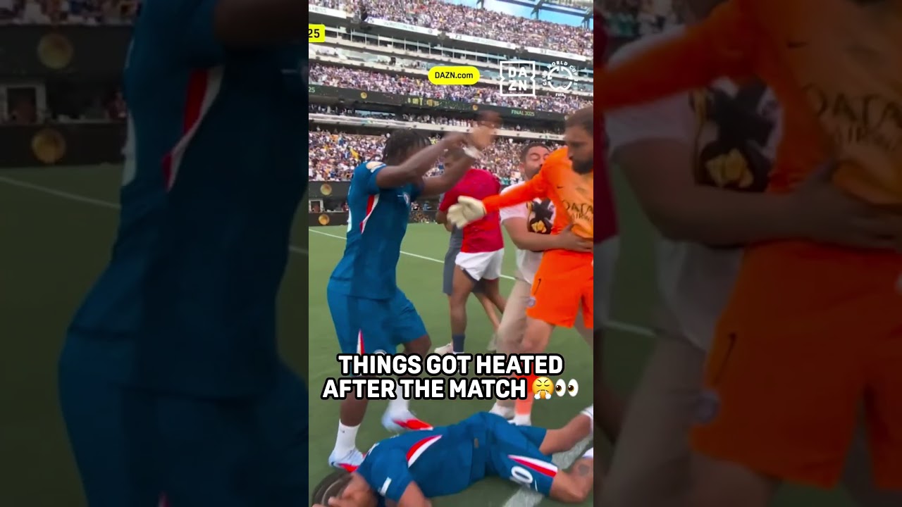 Chelsea-PSG Gets HEATED At Full-Time 😳