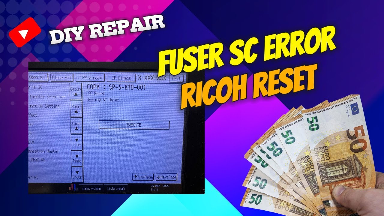 How to Reset Fusing SC Error on Ricoh Copiers & Printers &ndash; Step by Step Guide
