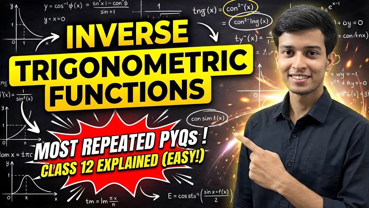 Inverse trigonometric function Pyq | Class 12 One shot | CBSE & ISC
