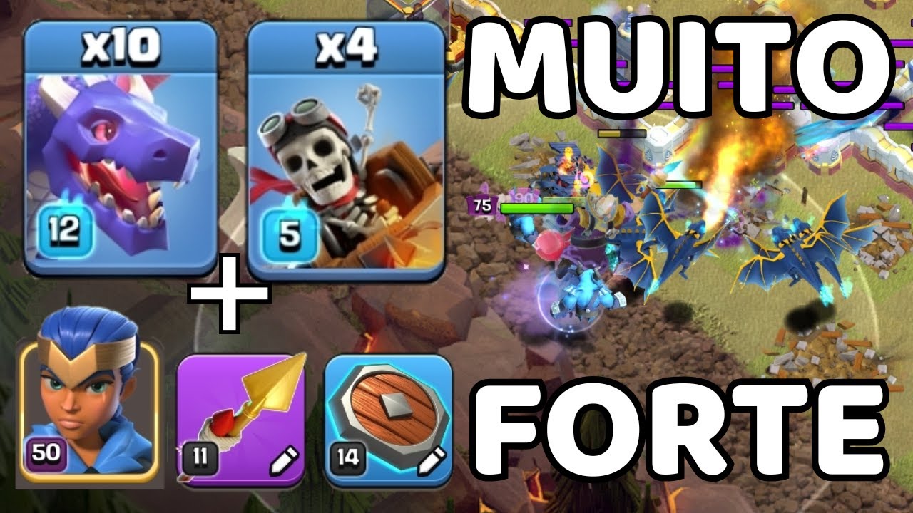 Fiz 7/7 na Liga, no CV17 Com Essa Estratégia Simples de Usar no Clash of Clans