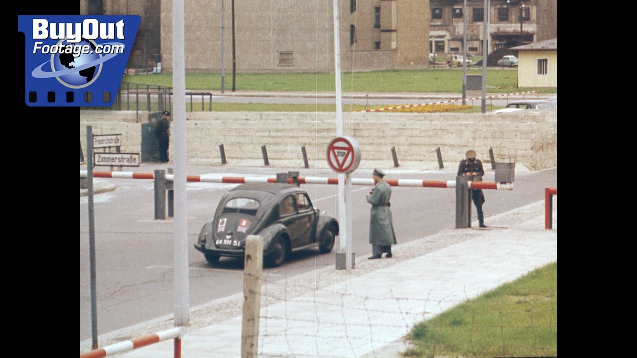 The Berlin Wall 1962: Cold War Footage & Checkpoint Charlie