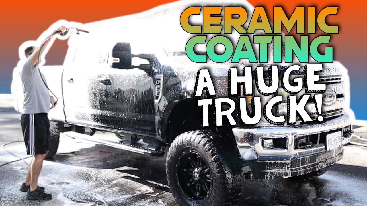 Interior & Exterior Detail & Applying Ceramic Coatings On A HUGE Truck!