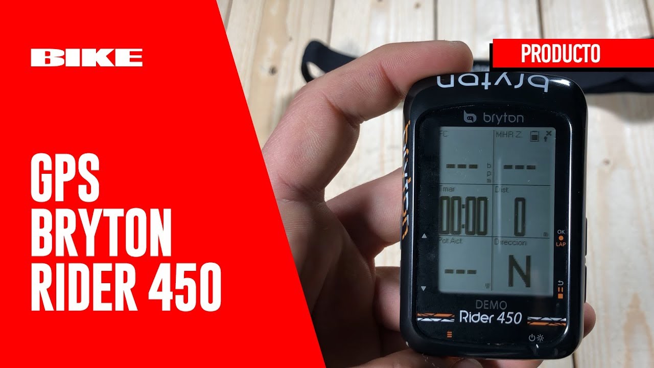 Así funciona el GPS Bryton Rider 450